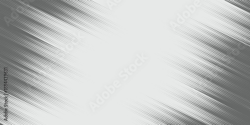 White brush strokes on a navy blue background illustration with a halftone effect Abstract grunge design element for a banner,eps10.