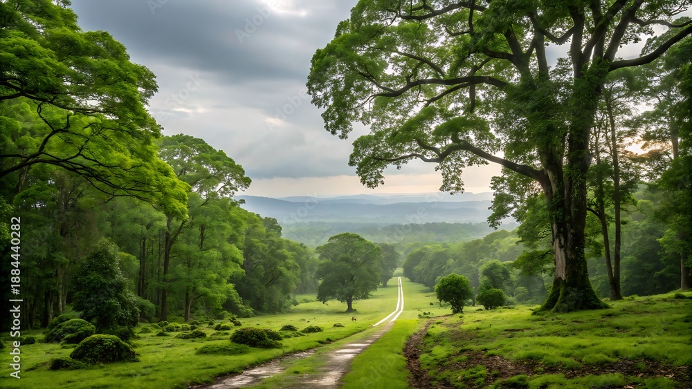 Obraz premium river in the forest