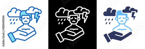 Mental Calm triplestyle icon