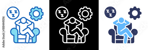 Relax Habit triplestyle icon
