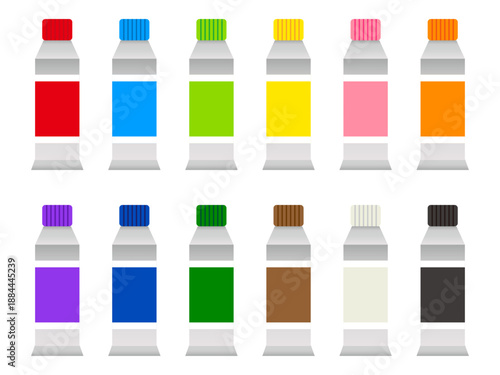 絵具のイラスト素材セット2