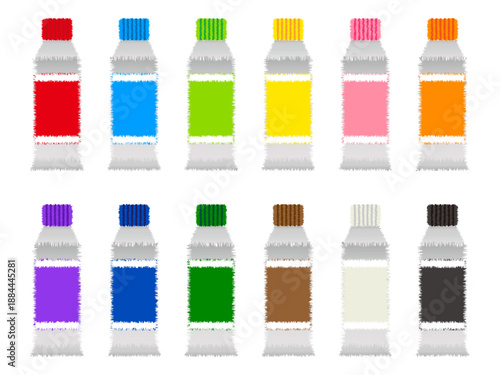 絵具のイラスト素材セット4