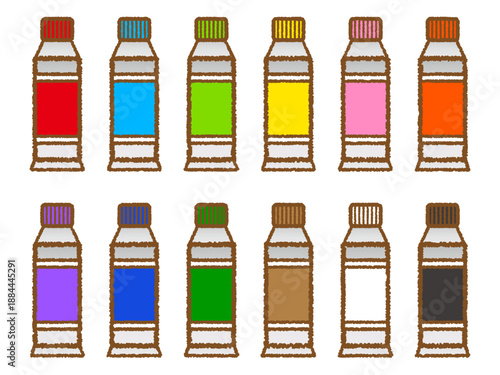 絵具のイラスト素材セット3