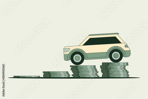 Car Finance and Rising Costs, automotive finance concept