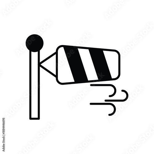 Partly Cloudy icon clean and modern vector illustration