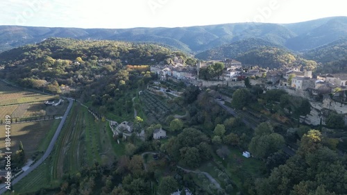 The village of Ménerbes in Provence, France