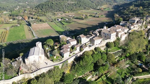 The village of Ménerbes in Provence, France