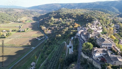 The village of Ménerbes in Provence, France