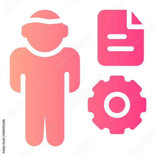 management consulting gradient icon