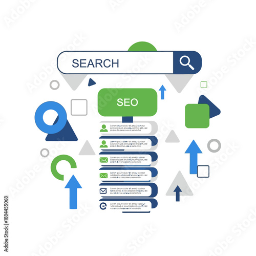 Search Engine Optimization Concepts Illustrated.