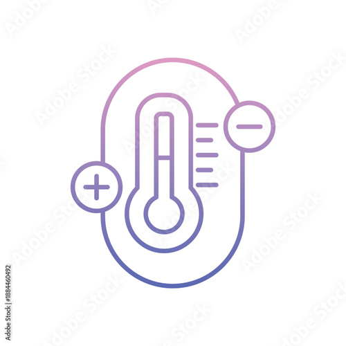 Partly Cloudy icon clean and modern vector illustration