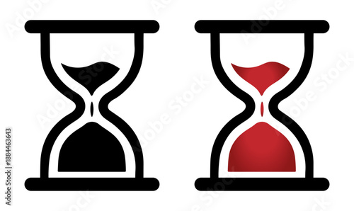 vector illustration of hourglass vector, hourglass vector illustration, hourglass, time, sandglass, symbol, clock, sand, icon, hour, timer