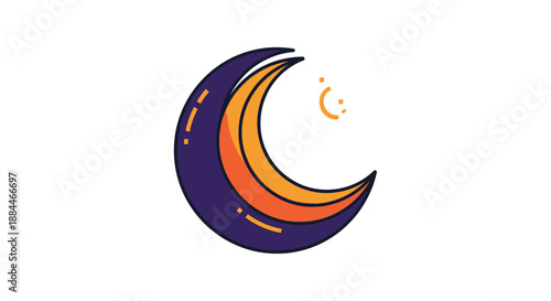 Crescent Moon with Small Moon.