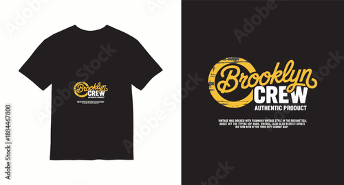 Typography t shirt design concept