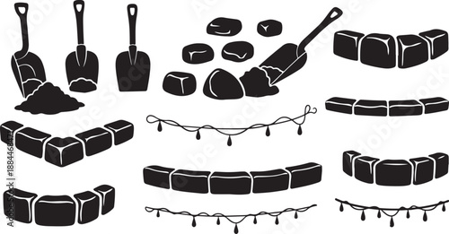 Charcoal and barbecue tools for outdoor cooking and grilling