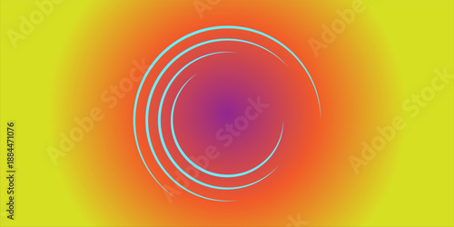 Spiral sound wave rhythm line dynamic abstract vector background