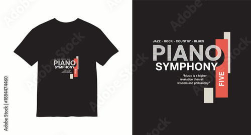 Typography t shirt design concept