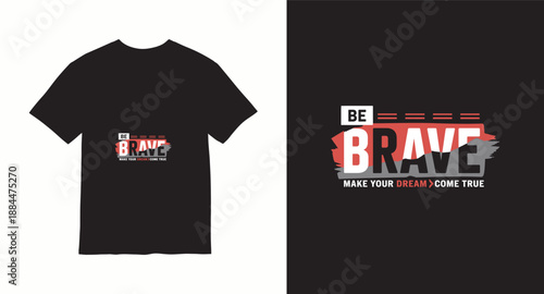 Typography t shirt design concept