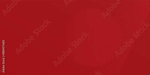 Abstract lines pattern technology on red gradients background simple art