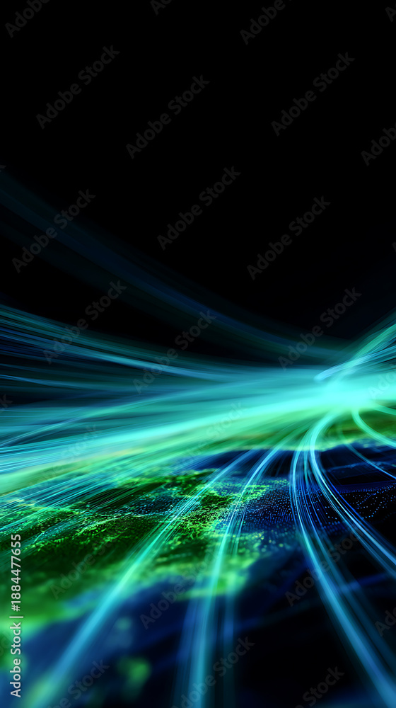 Obraz premium abstract blue background with lines