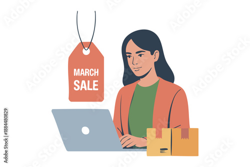 Flat vector illustration of a professional office workspace with people collaborating. Suitable for corporate teamwork, office life, and business environments.
