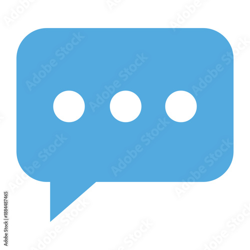 Digital Discourse: A vibrant speech bubble symbolizes communication, conversation, and messaging. It is a visual representation of dialogue and online interaction.