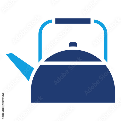 Kettle Blue Color Icon