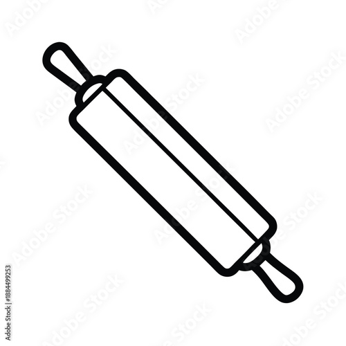 Rolling Pin Outline Icon
