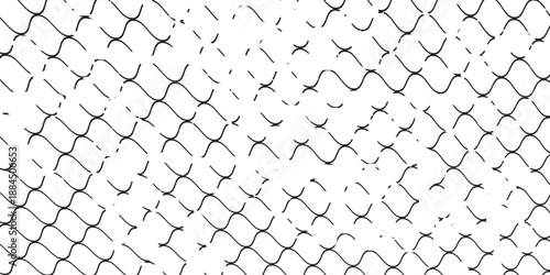 Mesh texture for fishing nets. Grunge pattern for sportswear or soccer goal, volleyball net, basketball hoop, hockey, athletics. Grunge background modern arts