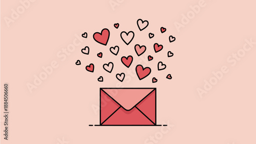 Love letter unveiled Vector