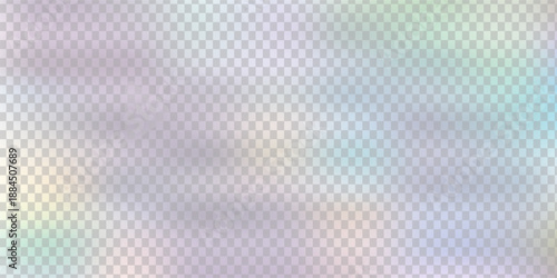 Rainbow light effect with prism refraction, spectral flare vector illustration. Overlay effect on transparent background