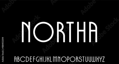 unique multi purpose font alphabetical vector set	
