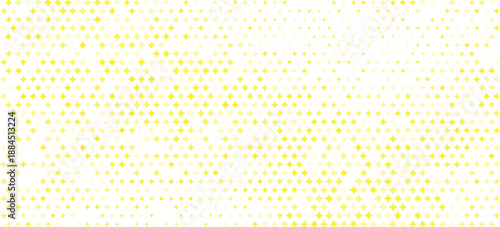Gold falling down confetti background. Repeated golden dotted glitter pattern. Yellow, orange and golden dots wallpaper.