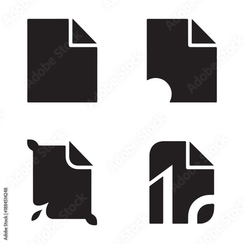 Fresh page symbol reflecting content creation and clarity