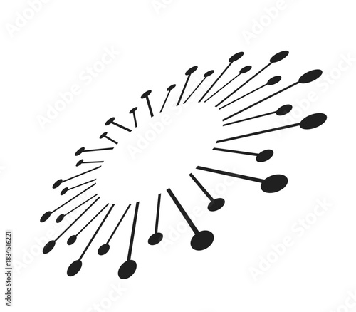 matches on white background