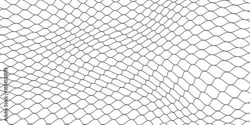 Mesh texture for fishing nets. Seamless pattern for sportswear or soccer goal, volleyball net, basketball hoop, hockey, athletics. Abstract net background for sports