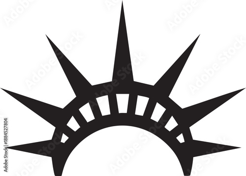 Black King Crown Vector with Transparent Background  Royal Crown Illustration, King Symbol, Regal Emblem, Vector Graphic for Logo, Emblem, Royalty Design