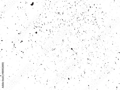 Black and White Abstract Grunge Texture with Scattered Ink Splatters