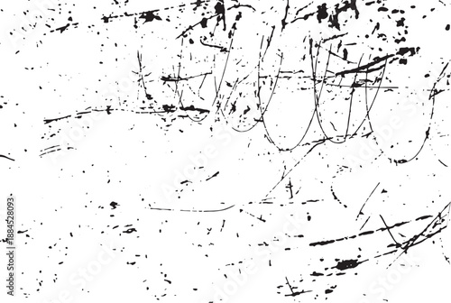 Abstract Grunge Overlay Texture with Ink Splatters and Scratch Marks