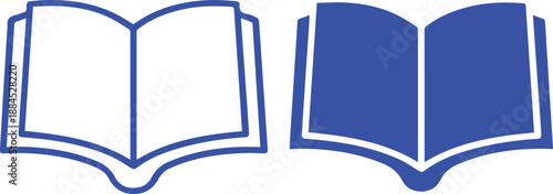 open book, green books, vector illustration  green book with pages spread out minimalist book icon