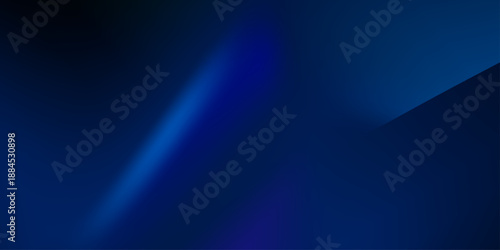 Blue light on black high resolution background. Defocused abstract texture background for your design. blue gradient defocused abstract photo smooth lines pantone color background .