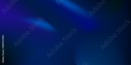 Blue light on black high resolution background. Defocused abstract texture background for your design. blue gradient defocused abstract photo smooth lines pantone color background .