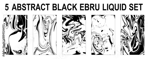 Mixture of acrylic paints. Liquid marble texture. Fluid art. Applicable for design cover, presentation, invitation, flyer, poster, design packaging. Modern artwork - Vector