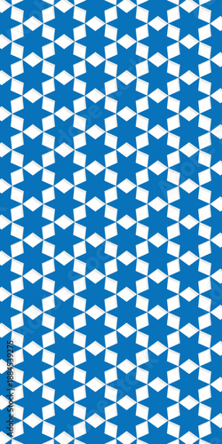 Background motif pattern hexagram and hexagon. Star of David