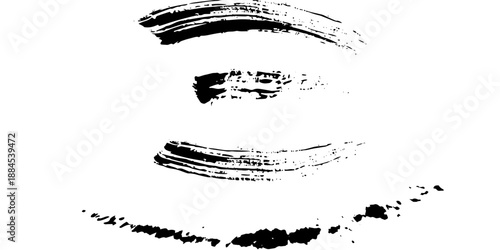 collection of grunge black paint, ink brush strokes. Brushes, lines, brush, strokes, grunge, dirty, backdrop. Set of black paint, ink brush strokes, brushes, lines. eps 10