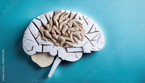 Wallpaper Mural paper brain deteriorating due to aging effects cognitive decline and neurological disorders indicators of memory loss and brain illness Torontodigital.ca