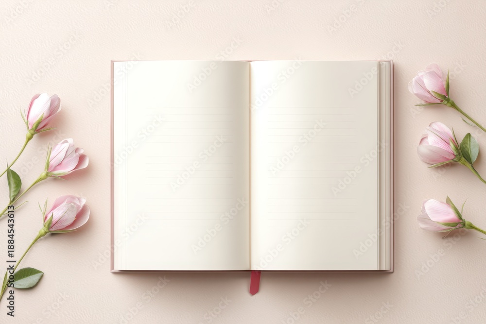 custom made wallpaper toronto digitalBook is open to a blank page