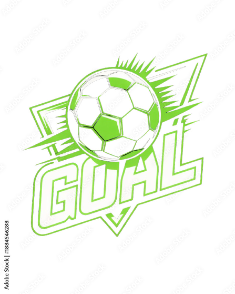 Fototapeta premium vector illustrator of soccer ball design