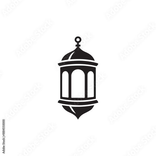 Wallpaper Mural Islamic Lantern Black Icon - Ramadan Decoration Ramadan Kareem Eid Mubarak. Torontodigital.ca