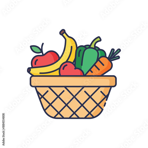 Simple illustration of a brown mortar and pestle, a tool used for grinding and crushing ingredients